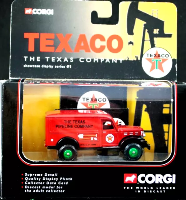 Corgi Dodge 4x4 WC-54 US TEXAS PIPELINE Unternehmen Nutzfahrzeug LKW NEUWERTIG verpackt