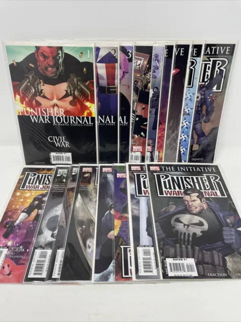 Punisher War Journal #1-20 Lot Of 17 Marvel Comics Matt Fraction 2007 VF/NM