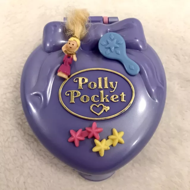 Polly Pocket Super Star Happenin’ Hair Bluebird Toys 100% COMPLETE Vtg 1995