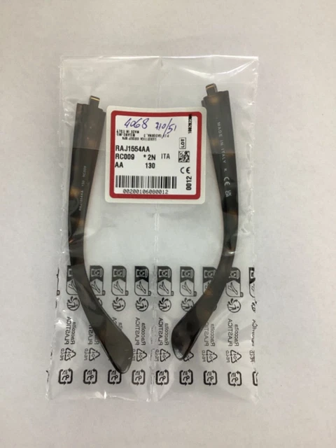ASTE RICAMBIO RAY BAN RB 4068 COL 710/51 L. 130 mm. NEW ARMS