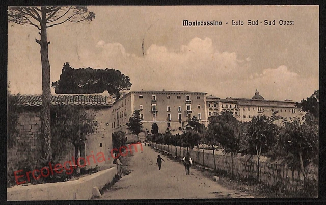 ag0713 - CARTOLINA D'EPOCA - Frosinone Provincia - Montecassino  1913