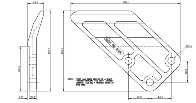 Side Cutters to Suit 6-9 Ton Excavator Buckets Including Hardware 2