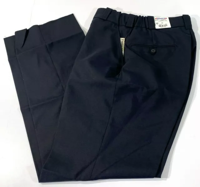 Elbeco Womens Prestige Advance Poly Wool Uniform Pants E9474 Navy 14 Unhemmed