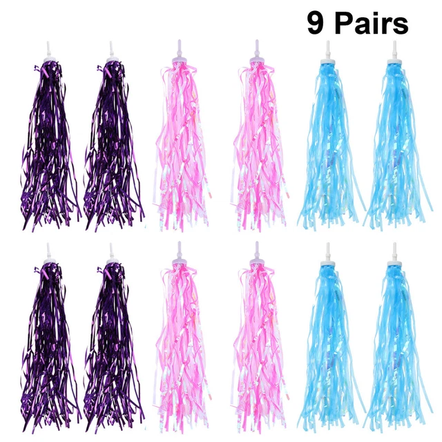 9 Pairs Toddler Scooter Ribbon Handlebar Ribbons Bikes Toddlers Girl