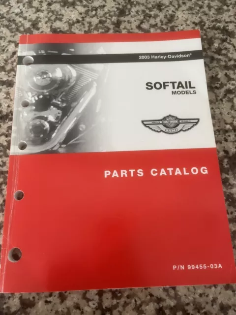 [99455-03A] Harley Davidson 2003 Softail Models Parts Catalog