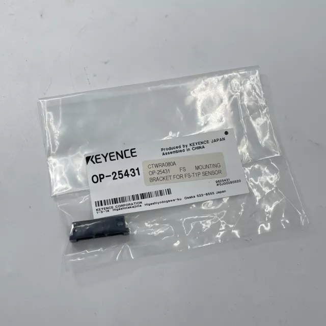 Keyence OP-25431 Bracket For FS-T1P Sensor Mounting New