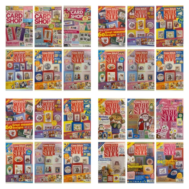 Cross Stitch Card Shop Magazines. Issue 2 onward - Multi-buy discounts.