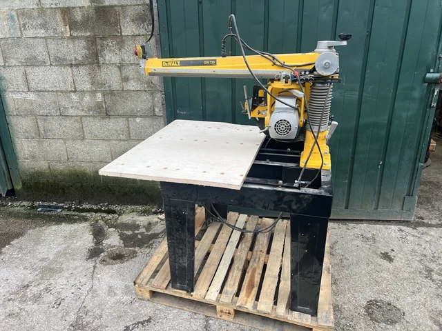 DEWALT DW 729 RADIAL ARM CROSS CUT SAW £1250+vat WOOD TIMBER WORKSHOP FACTORY