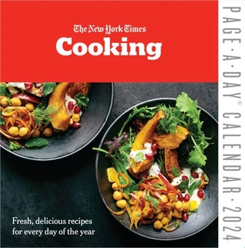 NEW YORK TIMES Cooking PageADay Calendar 2024 Fresh, Delicious