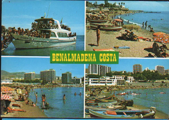 Postal Benalmadena Costa Del Sol Malaga Andalucia Postcard Postkarte     Cc02363