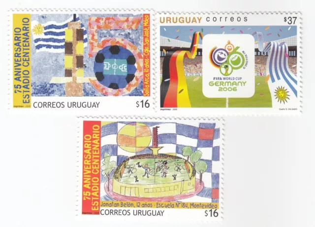 Uruguay, Conjunto De 3 Sellos - MNH, Ah 322