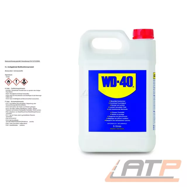5 L Liter Wd-40 Multifunktionsprodukt Vielzweck Spray Rostlöser Pflege 31422279