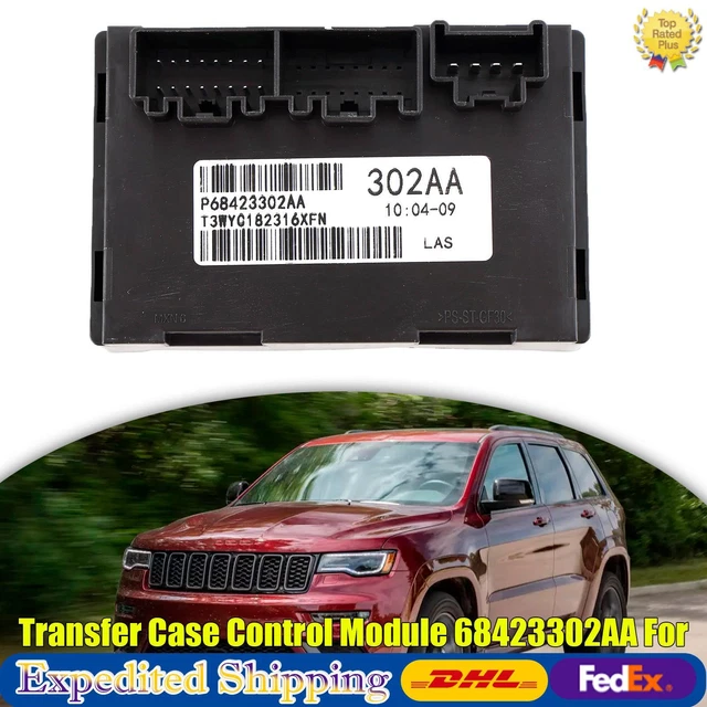 TRANSFER CASE CONTROL Module 68423302AA For Jeep Grand Cherokee 2019 5