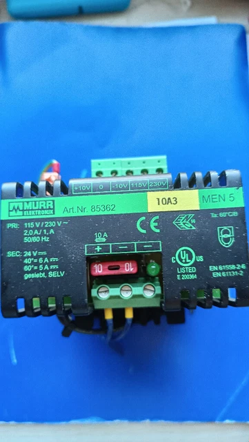 Transformator-Netzteil MURRELEKTRONIK 85362 / #8 T06U 0077