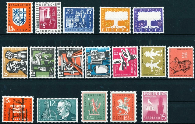 OPD Saarbrücken - kpl. mit Heuss I / II und Sondermarken ** postfrisch (T3)