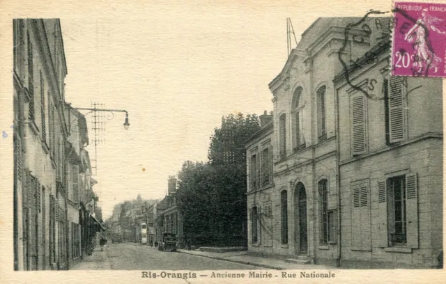 Carte RIS ORANGIS Ancienne mairie Rue Nationale