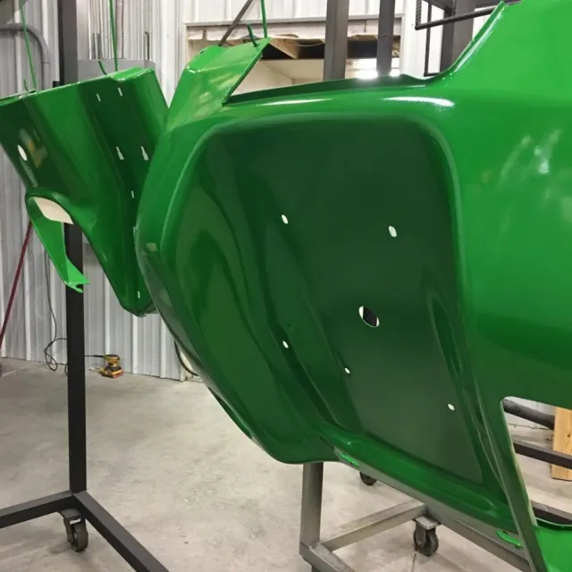 5 pounds! JOHN DEERE GREEN Powder Coating Powder 80% Gloss