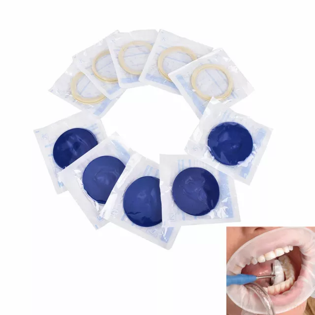 10x Weiche Lippen Dental Sterile Kofferdam Wangenhalter Mundöffner Retractors