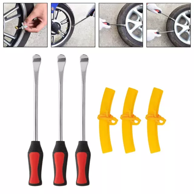 Levier de cuillère à pneu, outils durables de changement de pneu de moto,