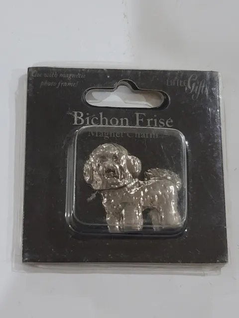 Little gifts bishon frise dog charm magnet nwt
