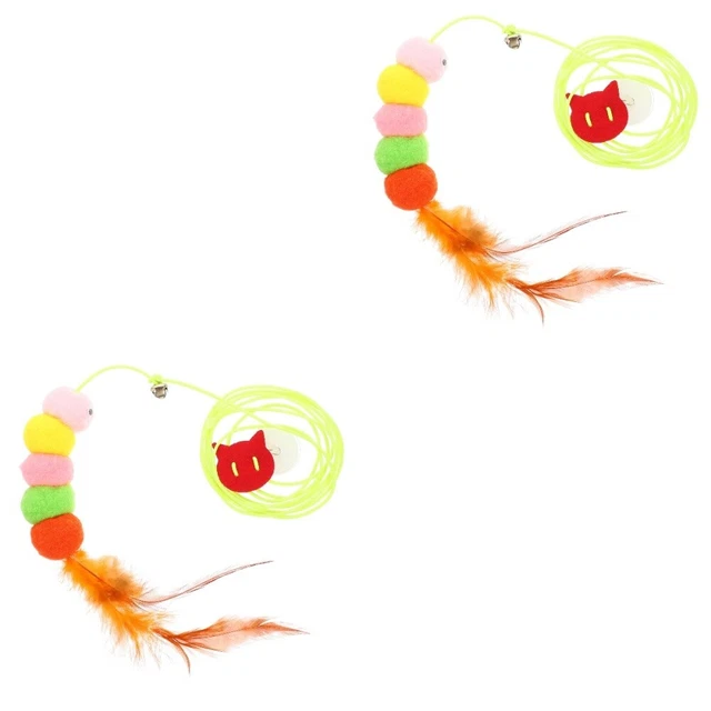 2x Divertido Creativo Premium Hermoso Exquisito Juguete Puerta Gato Pro Mascota