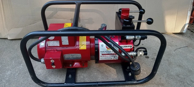 TNT Rescue Jaws of Life Hydraulic Fire Rescue Pump 220 Volt 60hz/1 Phase