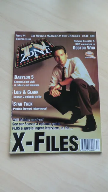 TV Zone #74 British Monthly Magazine Jan. 1996 Bumper Issue X-Files, Doctor Who