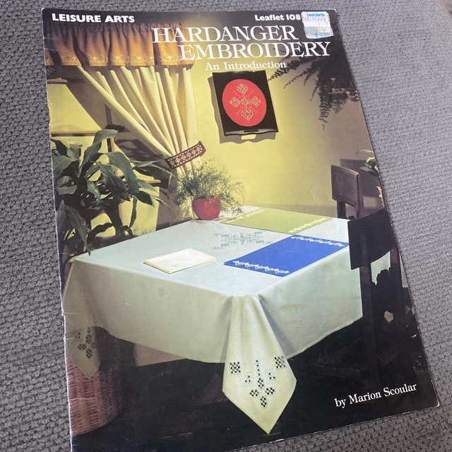 Leisure Arts Hardanger Bordado Un Libro de Introducción Folleto 108 1977