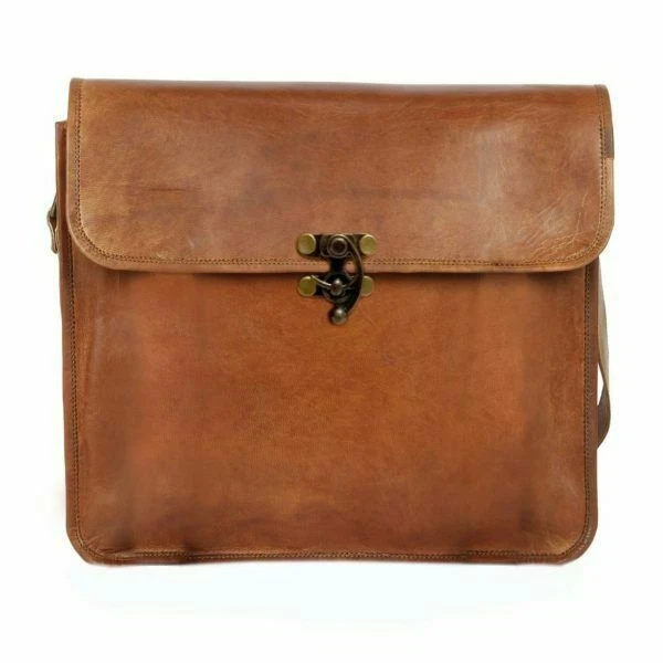 Leather Handbag Case Crossbody Shoulder Bag Messenger Men's Genuine Cosmopolita