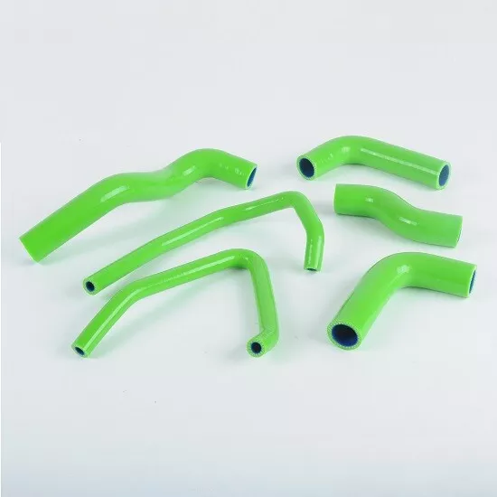 Arlows Silikon Schlauchkit Schläuche Kawasaki Z1000 03-06 Grün green