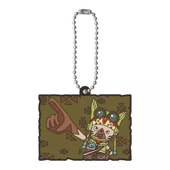 Monster Hunter: World Chat Sticker Rubber Pendant: Los Gehts