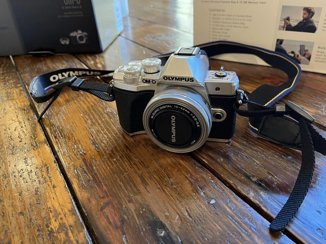 Olympus OM-D E-M10 Mark III 16.1MP 4K Mirrorless Digital Camera - Free Shipping