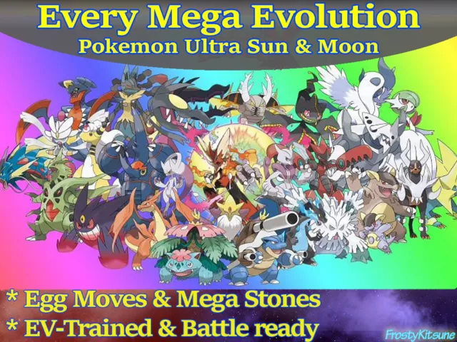 ✨ Shiny GENGAR 6IV Mega ✨ Pokemon XY ORAS Ultra Sun and Moon 3DS 🚀 FAST  +EVs