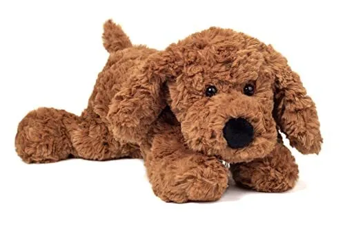 Teddy Hermann 91974 Schlenkerhund 28 cm Kuscheltier Plüschtier braun SEHR GUT