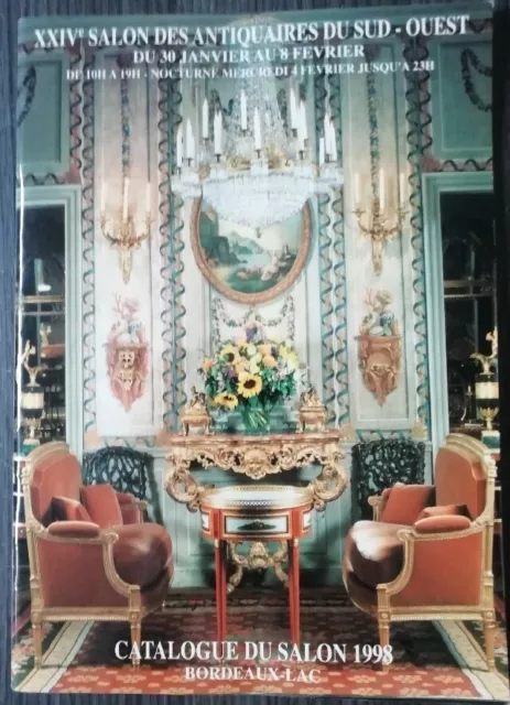 Catalogue Salon des Antiquaires Bordereaux Lac collectif février 1998