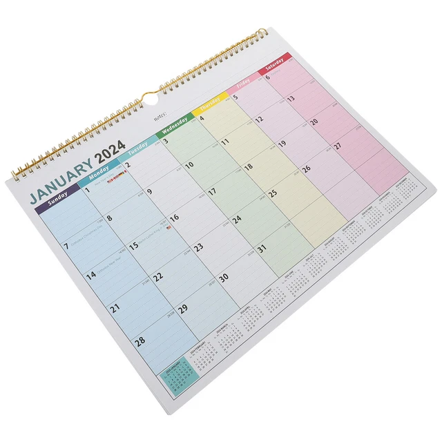 Calendrier mural : modèles gratuits à personnaliser
