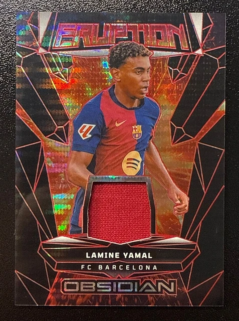 Carte à Collectionner Lamine Yamal FC Barcelona - Panini Obsidian 2023-24, Rookie Card, état Near Mint
