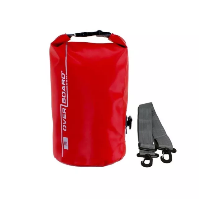 OverBoard wasserdichter Packsack 5 Liter Tasche Beutel  Rot Dry Tube OB1001R
