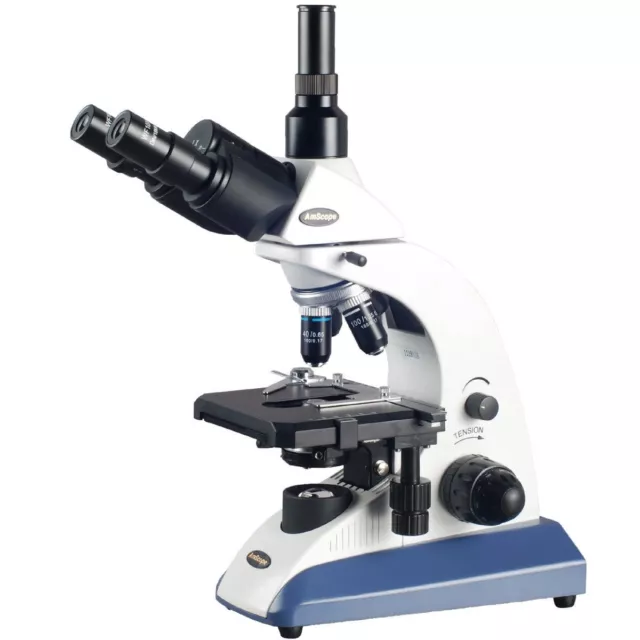 AmScope 40X-1600X Doctor Veterinary Trinocular Biological Compound Microscope