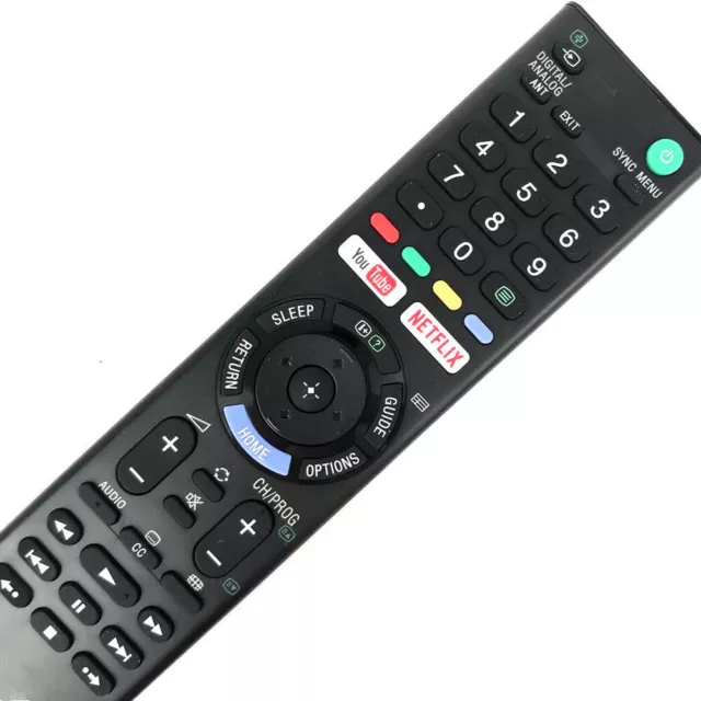 Black Universal ABS Remote Controller For Sony KD-55X7000E KD-55X720E RMT-TX300U