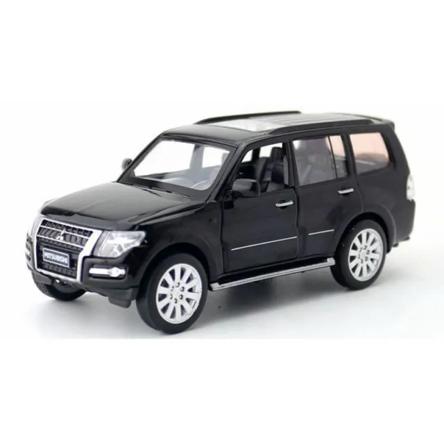 1:33 Mitsubishi Pajero Model Car Diecast Toy Cars Kids Boys Gift Pull Back Black