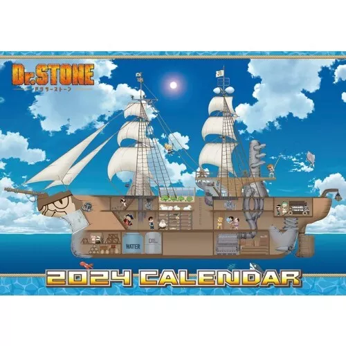 WALL CALENDAR 2024 Japan Dr.Stone TV Anime Ensky A2 38.99 PicClick