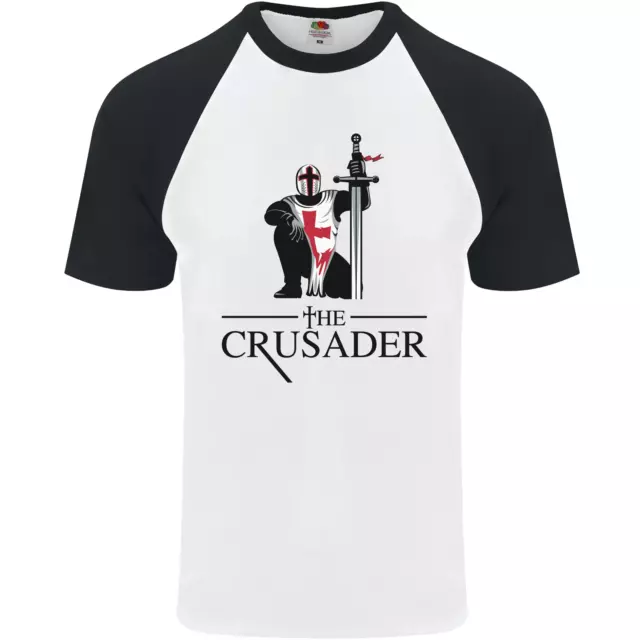 The Cusader Knights Templar St Georges Day Mens S/S Baseball T-Shirt