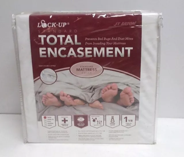 Jt Eaton 83Twenc Standard Twin Size Bed Bug Proof Mattress Cover