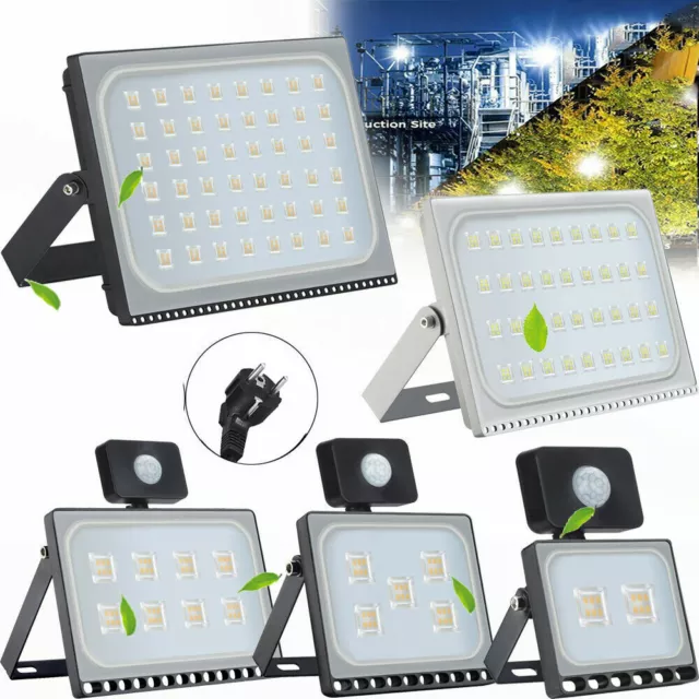 ⭐⭐⭐⭐⭐ LED Fluter Flutlicht AußenStrahler 10W 20W 50W 100W 200W 500W Scheinwerfer
