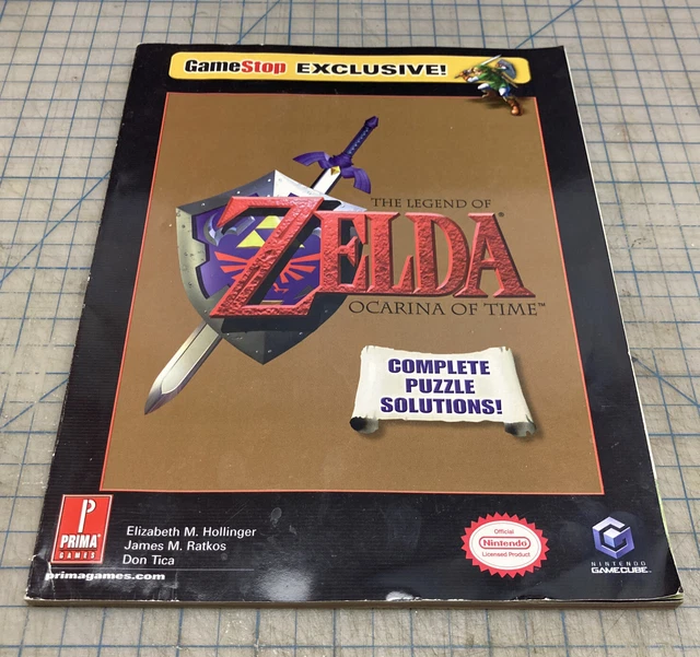 THE LEGEND OF Zelda Ocarina of Time Prima Strategy Guide GameStop 35.