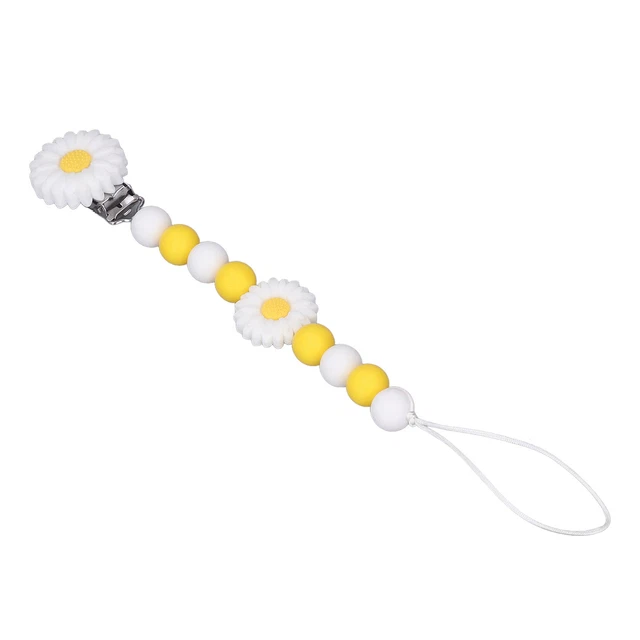 Agrafe De Sucette De Bébé Silicone Flexible Mou De Catégorie Comestible