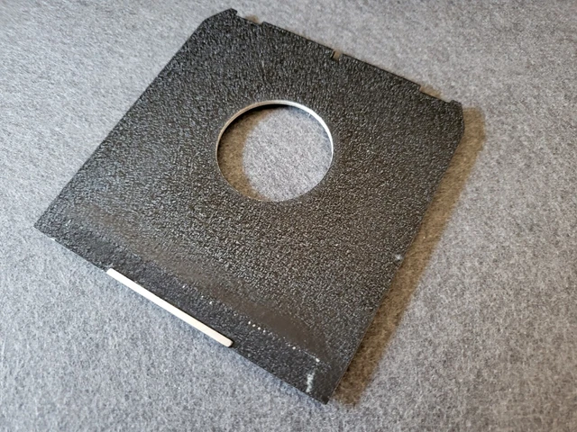 TOYO FIELD 4x5 LARGE FORMAT FIELD CAMERA LENS BOARD FOR COPAL 0 SHUTTER