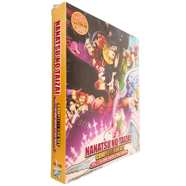 DVD ANIME NANATSU no Taizai Season 1-5 (1-100) +2 OVA +Movie +SP