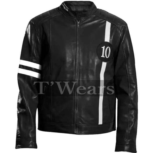 Ben 10 Alien Swarm Jacket Men's Ben Tennyson Faux Leather jacket  XXS-5XL